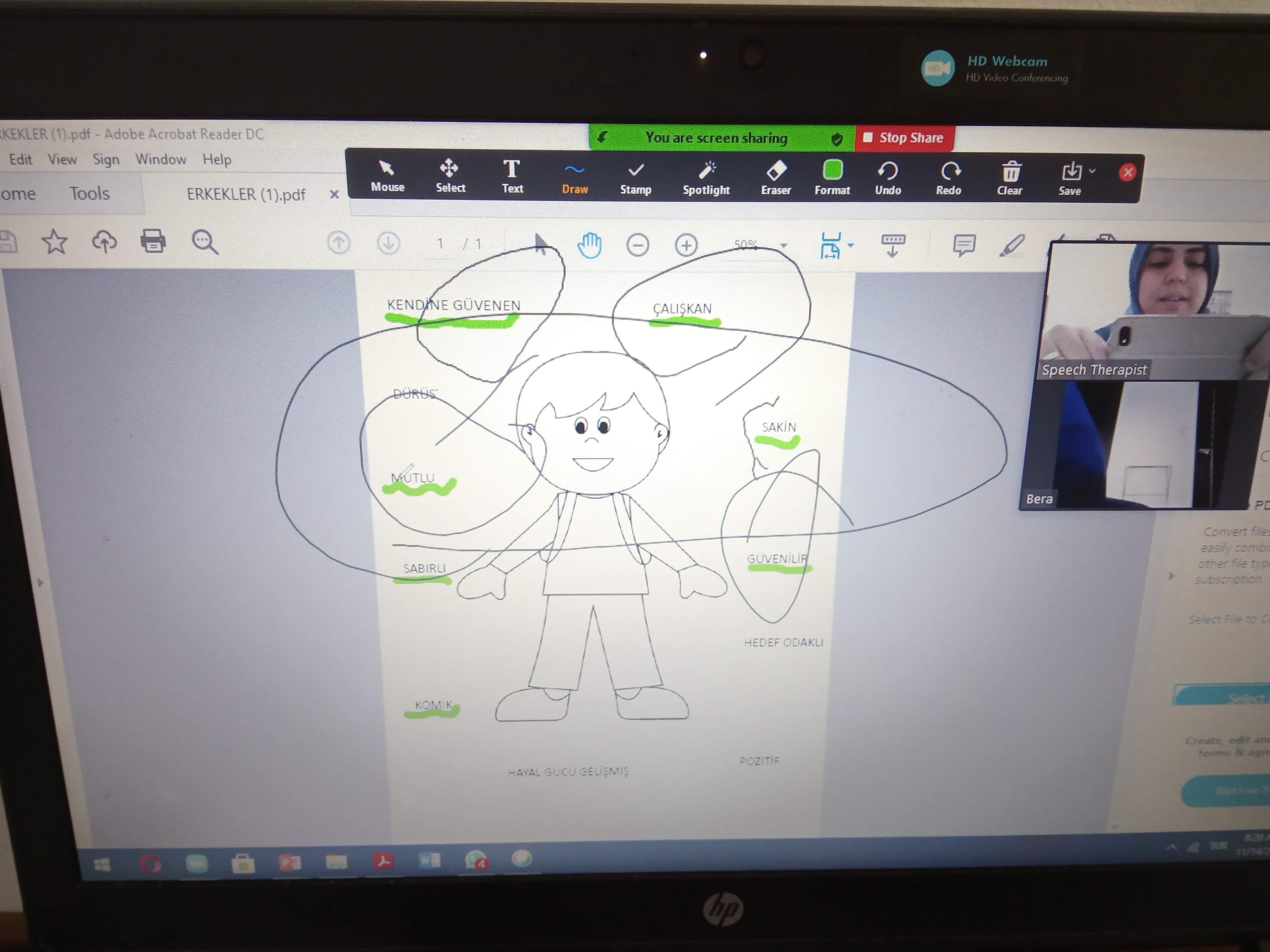 Çocuklarla online eğitim